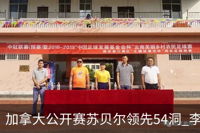 加拿大公开赛苏贝尔领先54洞 李昊桐79杆大滑坡